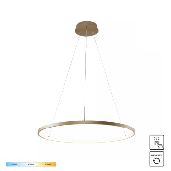 Lustra LED BRENO auriu Zuma Line 2023201-GD60, D60 cm, 28W