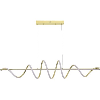 Lustra LED ESERO auriu Zuma Line MS902-GD, 120x23 cm, 60W
