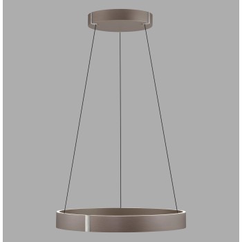 Lustra LED PURE E-CLIPSE maro metalic Zuma Line 2561-34, D70 cm, 22W