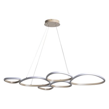 Lustra LED HURON bej Zuma Line 2023519P6-BE, 107x65 cm, 58W