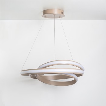 Lustra LED VECINO bej Zuma Line 250051P-BE, 51x55 cm, 42W