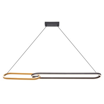 Lustra LED RAVON auriu Zuma Line P241145502A, 123x16 cm, 40W