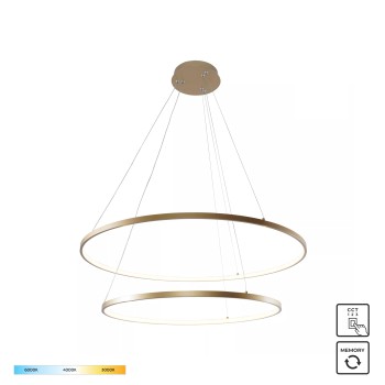 Lustra LED BRENO auriu Zuma Line 2023200-GD, D80 cm, 60W