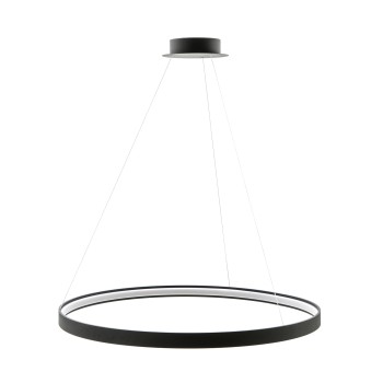 Lustra LED CIRCLE negru Zuma Line LA0722/1 - BK, D110 cm, 70W