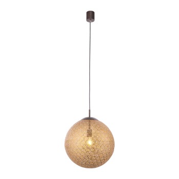 Pendul GRETA ruginiu Zuma Line 2421-48, D40 cm, 1xE27