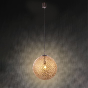 Pendul GRETA ruginiu Zuma Line 2421-48, D40 cm, 1xE27