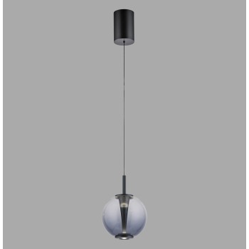 Pendul LED PURE INFINITY gri Zuma Line 2220-15, D18 cm, 10W