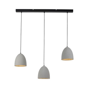 Pendul ETON gri Zuma Line 2233-22, 100x21 cm, 3xE27