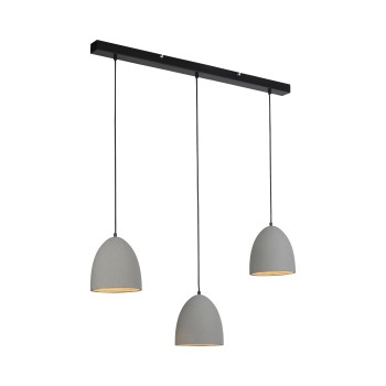 Pendul ETON gri Zuma Line 2233-22, 100x21 cm, 3xE27