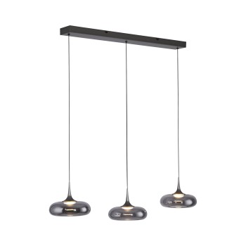 Pendul LED POSH gri Zuma Line 15693-15, 97x22 cm, 6.3W