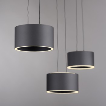 Pendul LED PURE CLIPSE gri Zuma Line 2473-15, 113x15 cm, 5W