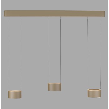 Pendul LED PURE CLIPSE maro Zuma Line 2473-97, 113x15 cm, 5W