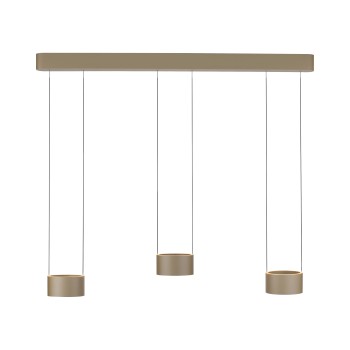Pendul LED PURE CLIPSE maro Zuma Line 2473-97, 113x15 cm, 5W