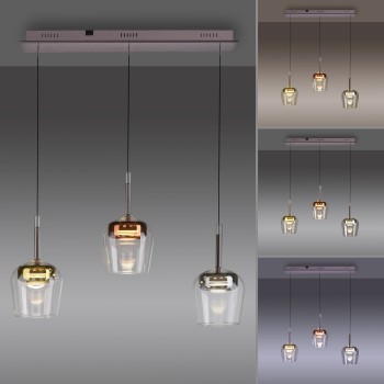 Pendul LED Q-KON multicolor Zuma Line 2742-70, 93x21 cm, 9W