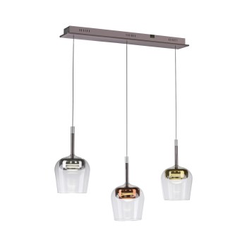 Pendul LED Q-KON multicolor Zuma Line 2742-70, 93x21 cm, 9W