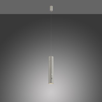 Pendul LED ATTACH gri Zuma Line 18281-40, 200x4 cm, 3W