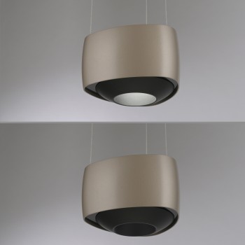 Pendul LED Q-STRETTO bronz Zuma Line 2657-97, D14.2 cm, 20W