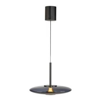 Pendul LED PURE E-VITRUM gri Zuma Line 2084-15, D45 cm, 18W