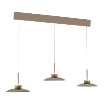 Pendul LED PURE MOON maro Zuma Line 2193-97, 140x32 cm, 15.7W
