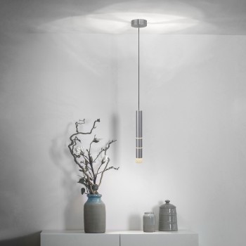 Pendul LED PURE-VEGA aluminiu Zuma Line 2211-95, D12 cm, 12W