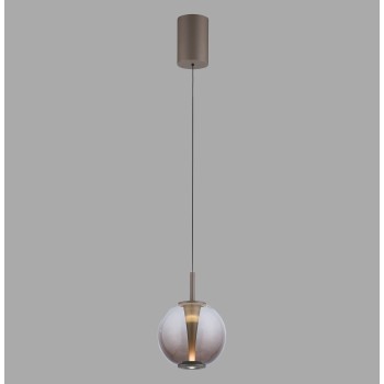 Pendul LED PURE INFINITY maro Zuma Line 2220-97, D18 cm, 10W