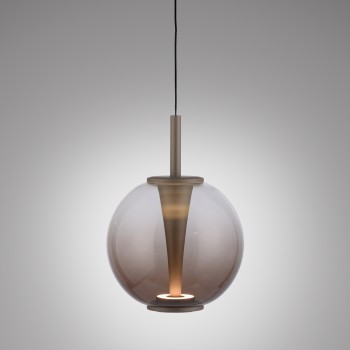 Pendul LED PURE INFINITY maro Zuma Line 2220-97, D18 cm, 10W