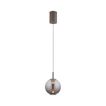 Pendul LED PURE INFINITY maro Zuma Line 2220-97, D18 cm, 10W