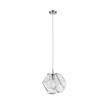 Pendul ROCK crom Zuma Line P0488-01A-F4AC, 30x26 cm, 1xE27