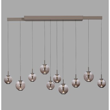Pendul LED PURE E-INFINITY maro Zuma Line 2221-97, D35 cm, 7W