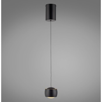 Pendul LED BALLINI negru Zuma Line 15260-18, 220x10 cm, 7W