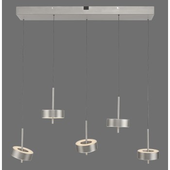 Pendul LED Q-ROTATE aluminiu Zuma Line 2249-95, 95x31 cm, 9W