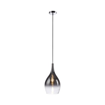 Pendul PILUA crom Zuma Line 2061-17, D20 cm, 1xE27
