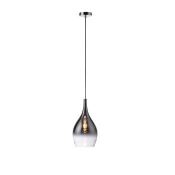Pendul PILUA crom Zuma Line 2061-17, D20 cm, 1xE27