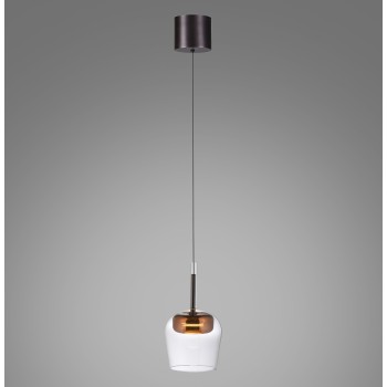 Pendul LED Q-KON cupru Zuma Line 2741-20, D21 cm, 9W