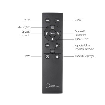 Pendul LED PURE CLIPSE gri Zuma Line 2471-15, D20 cm, 5W