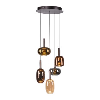 Pendul LED IRIDES multicolor Zuma Line 2682-70, D55 cm, 9W