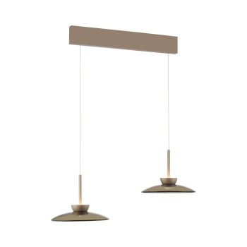 Pendul LED PURE MOON maro Zuma Line 2194-97, 93x32 cm
