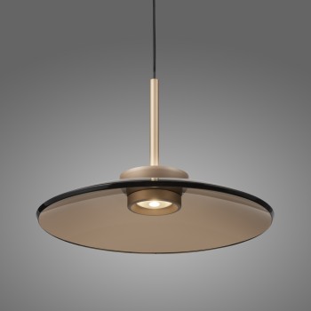 Pendul LED PURE MOON maro Zuma Line 2194-97, 93x32 cm