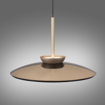 Pendul LED PURE MOON maro Zuma Line 2194-97, 93x32 cm