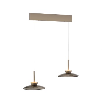Pendul LED PURE MOON maro Zuma Line 2194-97, 93x32 cm