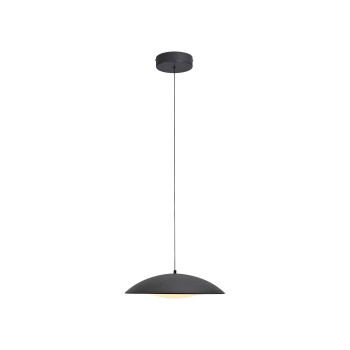 Pendul LED LENTE negru Zuma Line 14606-18, D40 cm, 17W