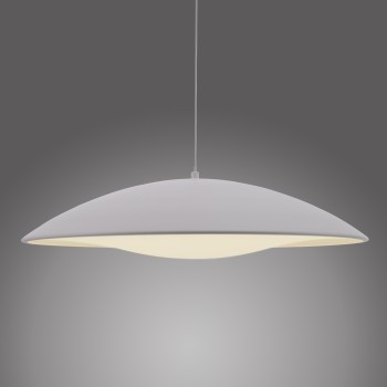 Pendul LED LENTE alb Zuma Line 14607-16, D50 cm, 23W