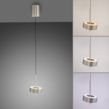 Pendul LED Q-ROTATE aluminiu Zuma Line 2247-95, D14 cm, 9W