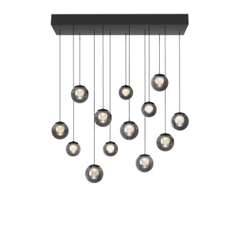 Pendul LED PURE POPUP gri Zuma Line 2590-15, 100x40 cm, 3W