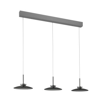 Pendul LED PURE MOON gri Zuma Line 2193-15, 140x32 cm, 15.7W