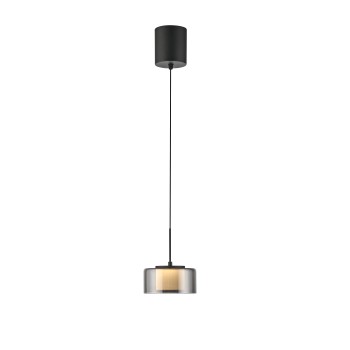 Pendul LED RIKA negru Zuma Line 2112-18, D15 cm, 6W