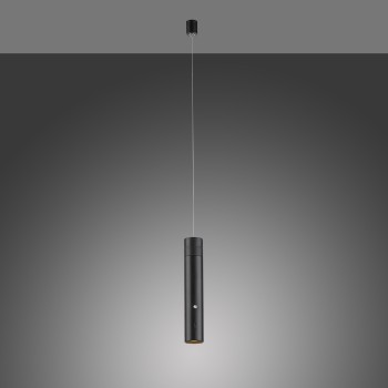 Pendul LED ATTACH negru Zuma Line 18281-18, 200x4 cm, 3W