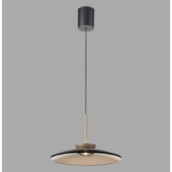 Pendul LED PURE E-MOON maro Zuma Line 2195-97, D50 cm, 18W
