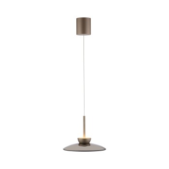 Pendul LED PURE MOON maro Zuma Line 2191-97, D32 cm, 15.7W