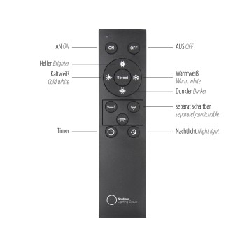 Pendul LED Q-STRETTO negru Zuma Line 2657-18, D14.2 cm, 20W